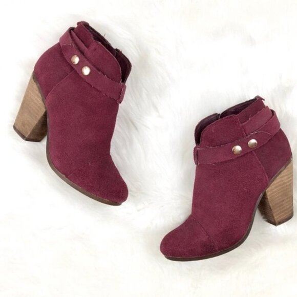 STEVE MADDEN Arieel Boot Luxe 7 burgundy - Picture 3 of 11